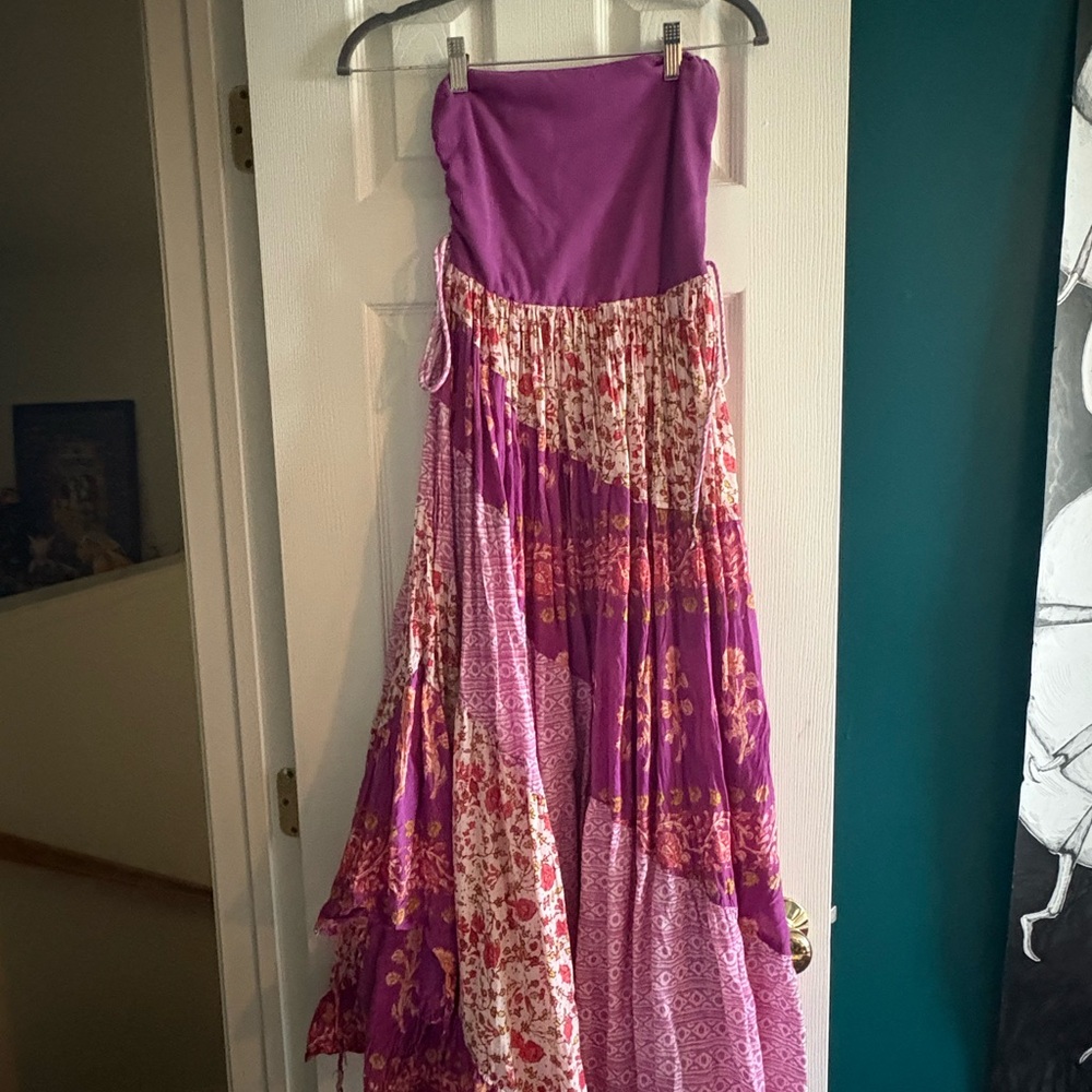 Free People Strapless Maxi Dress